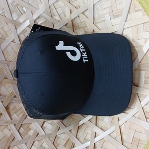 TikTok Adjustable Snapback Meshback Cap